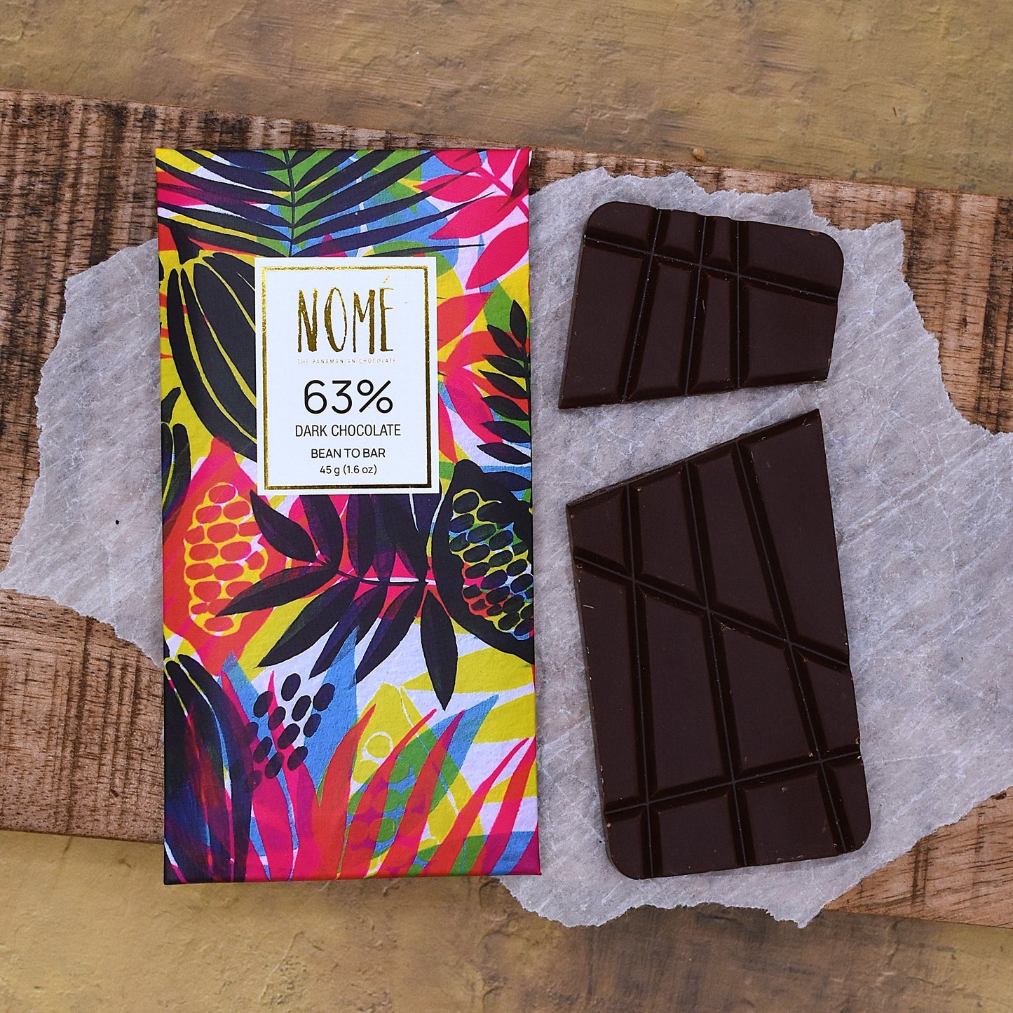 Nome 63% Panamanian Dark Chocolate Bar