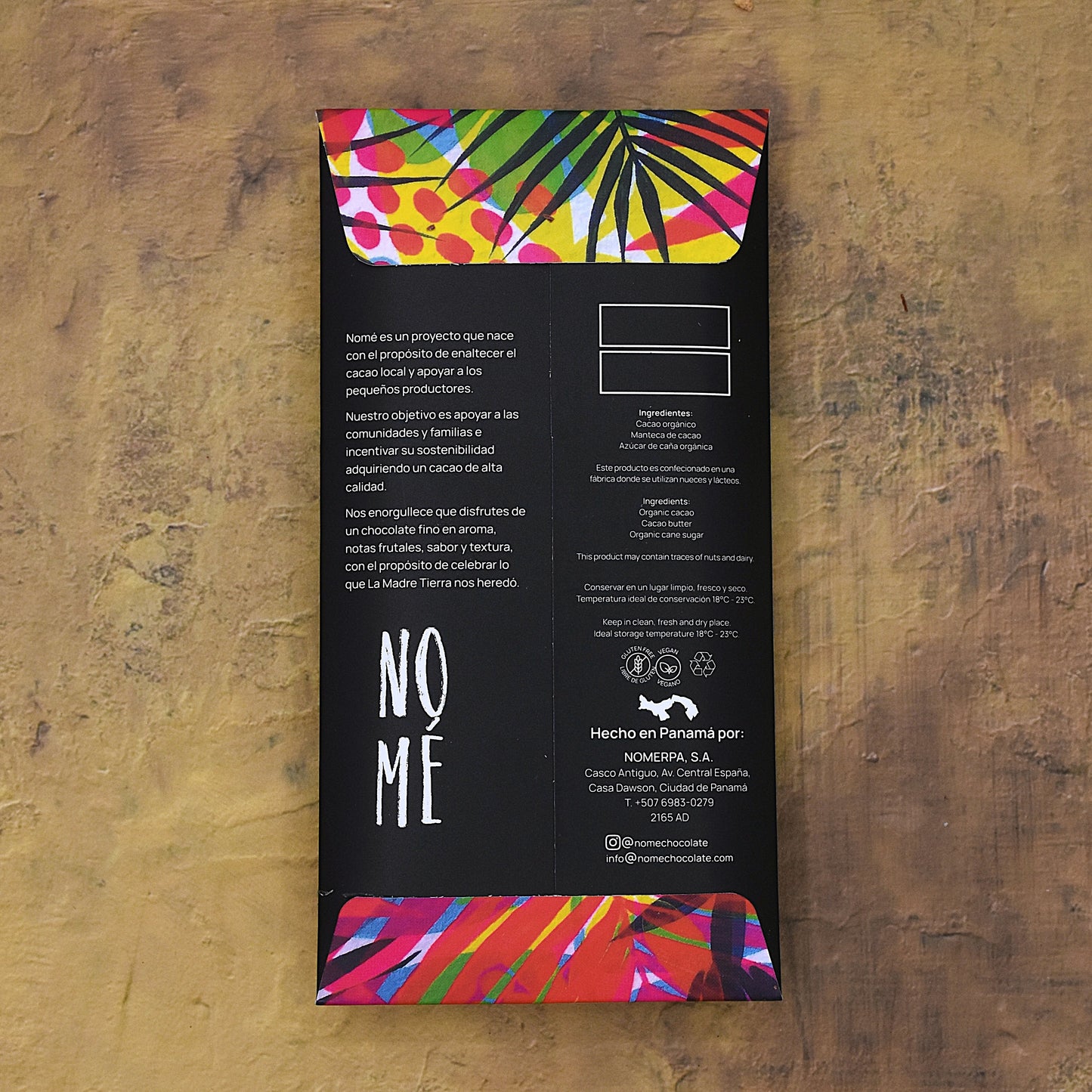 Nome 83% Panamanian Dark Chocolate Bar