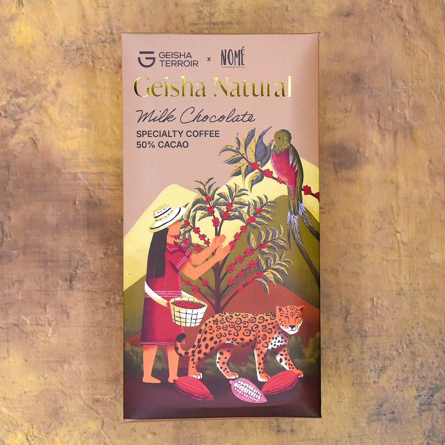 Nomé 50% Milk Chocolate Bar with Natural Geisha Coffee