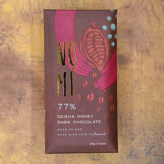 Nomé 77% Dark Chocolate Bar with Geisha Honey Coffee