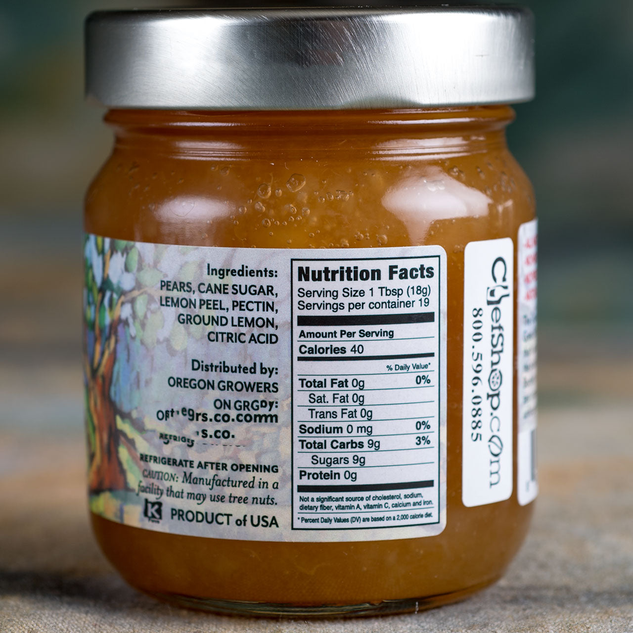 Oregon Growers Lemon Pear Marmalade