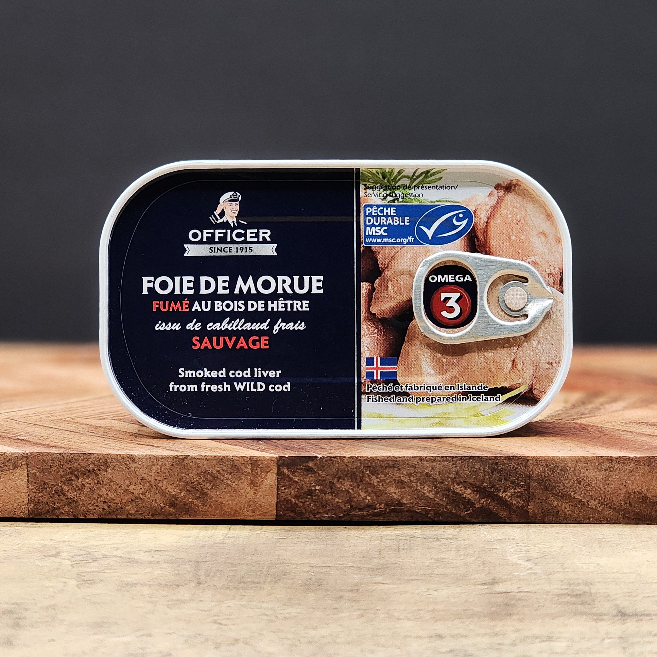 Officer Canned Smoked Cod Liver | Chef Shop – ChefShop.Com