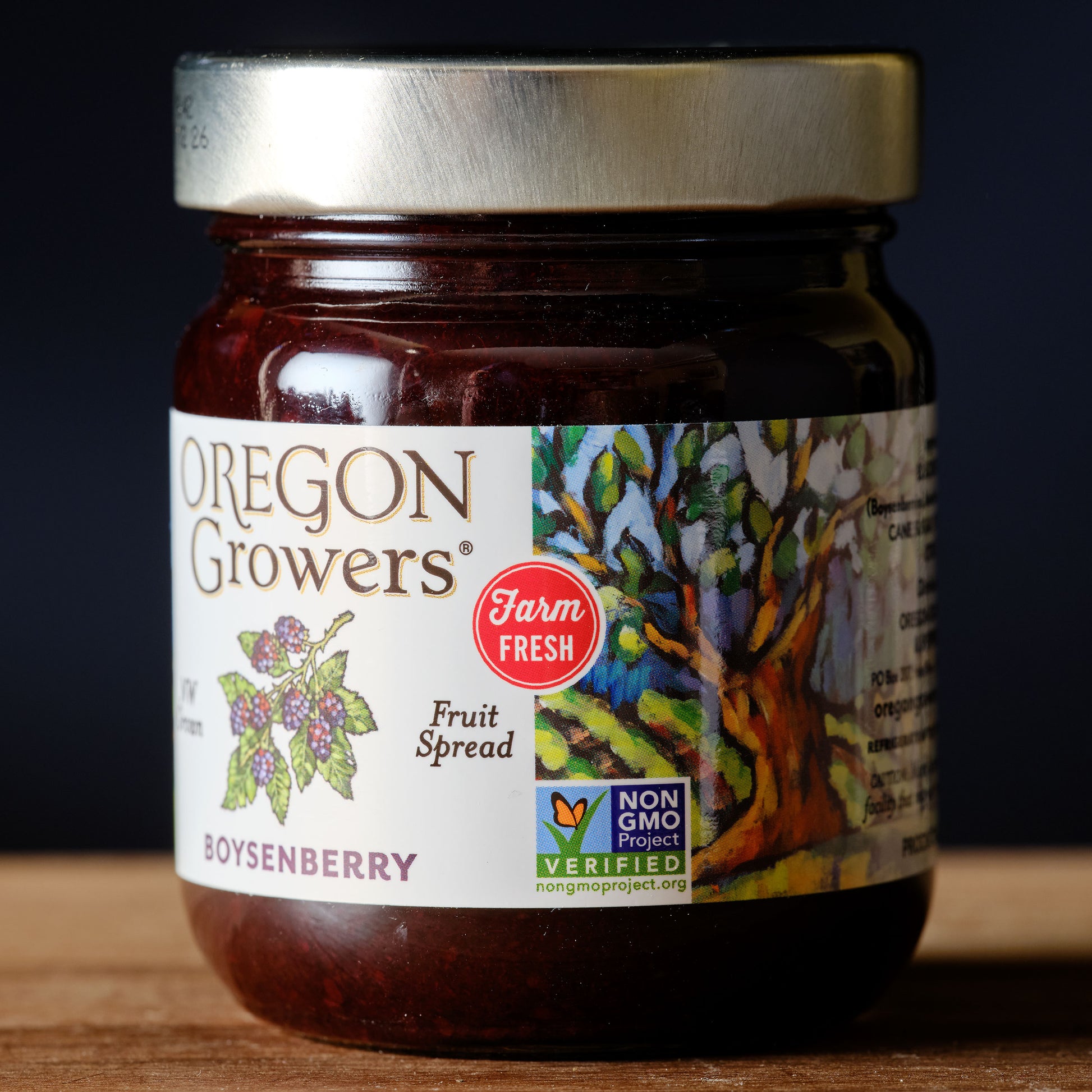 Oregon Growers Boysenberry Fruit Spread farm