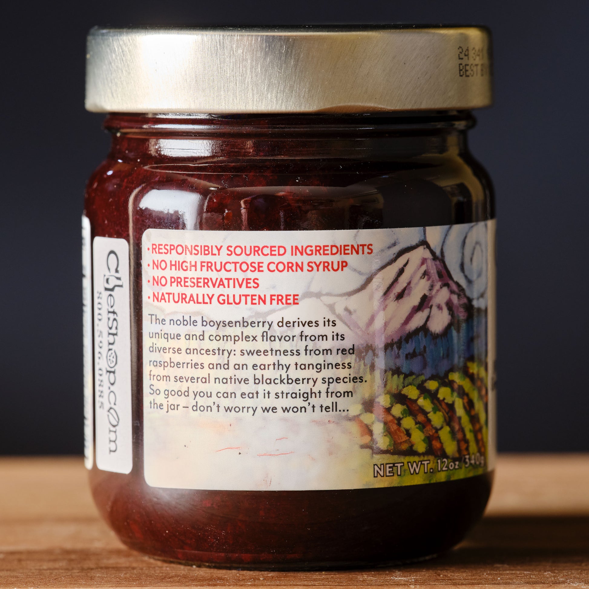 Oregon Growers Boysenberry Fruit Spread about