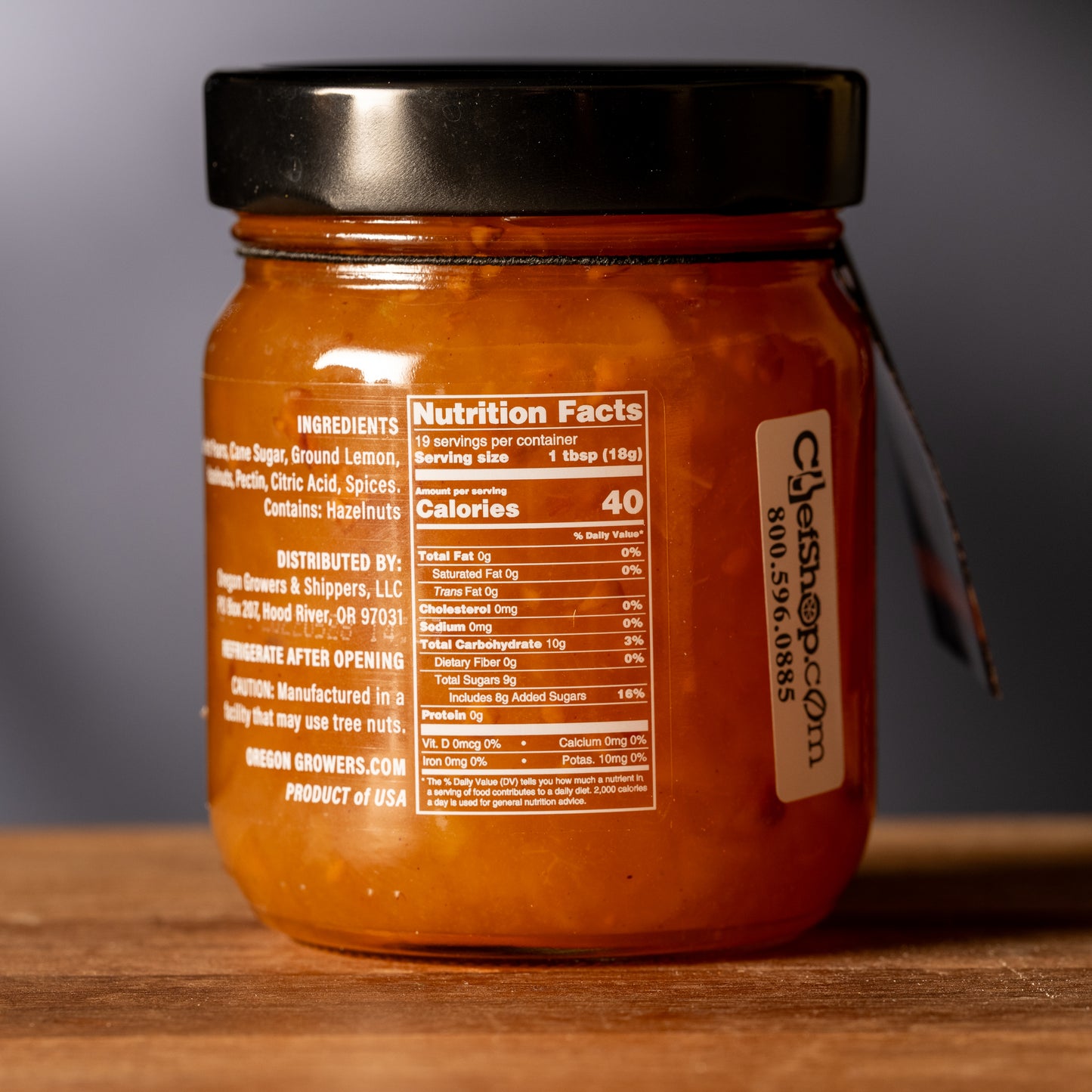 Oregon Growers Pear Hazelnut Fruit Pate