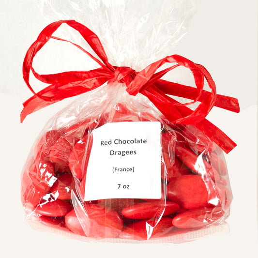 Pecou Red Chocolate Dragees
