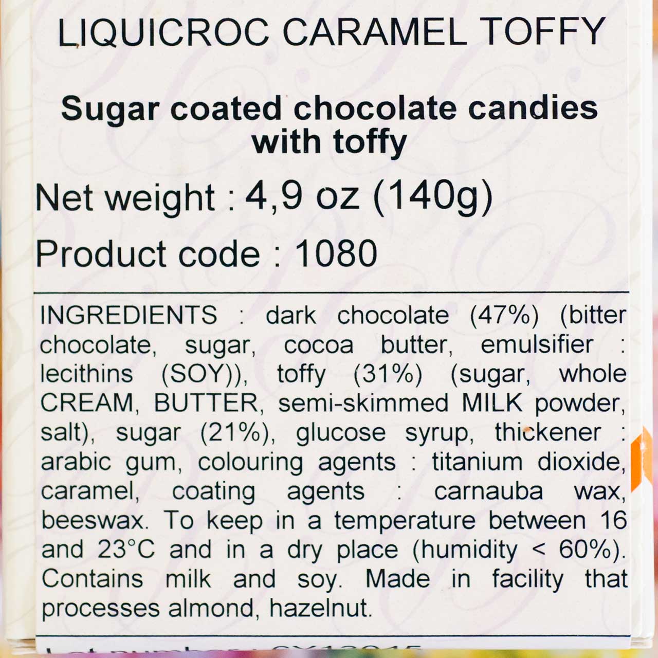 Pecou LiquiCroc Caramel Dragees - 1 kilo box