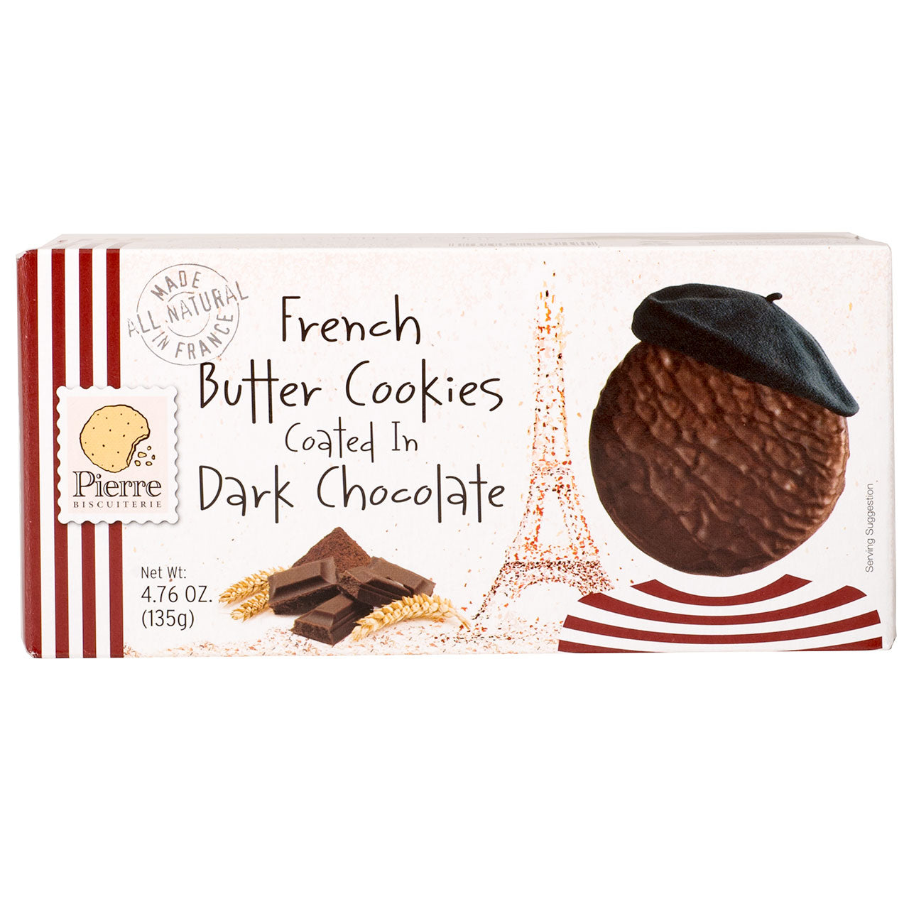 Pierre Biscuiterie Dark Chocolate-Coated Butter Cookies