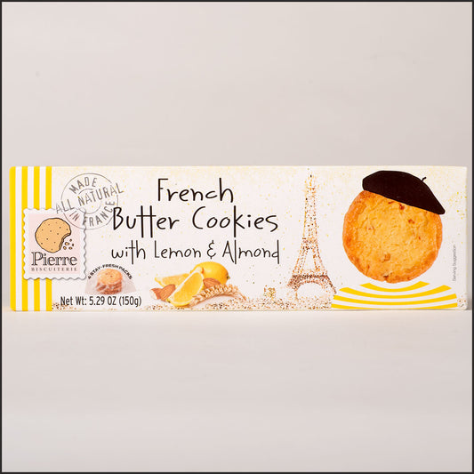 Pierre Biscuiterie Lemon and Almond Butter Cookies