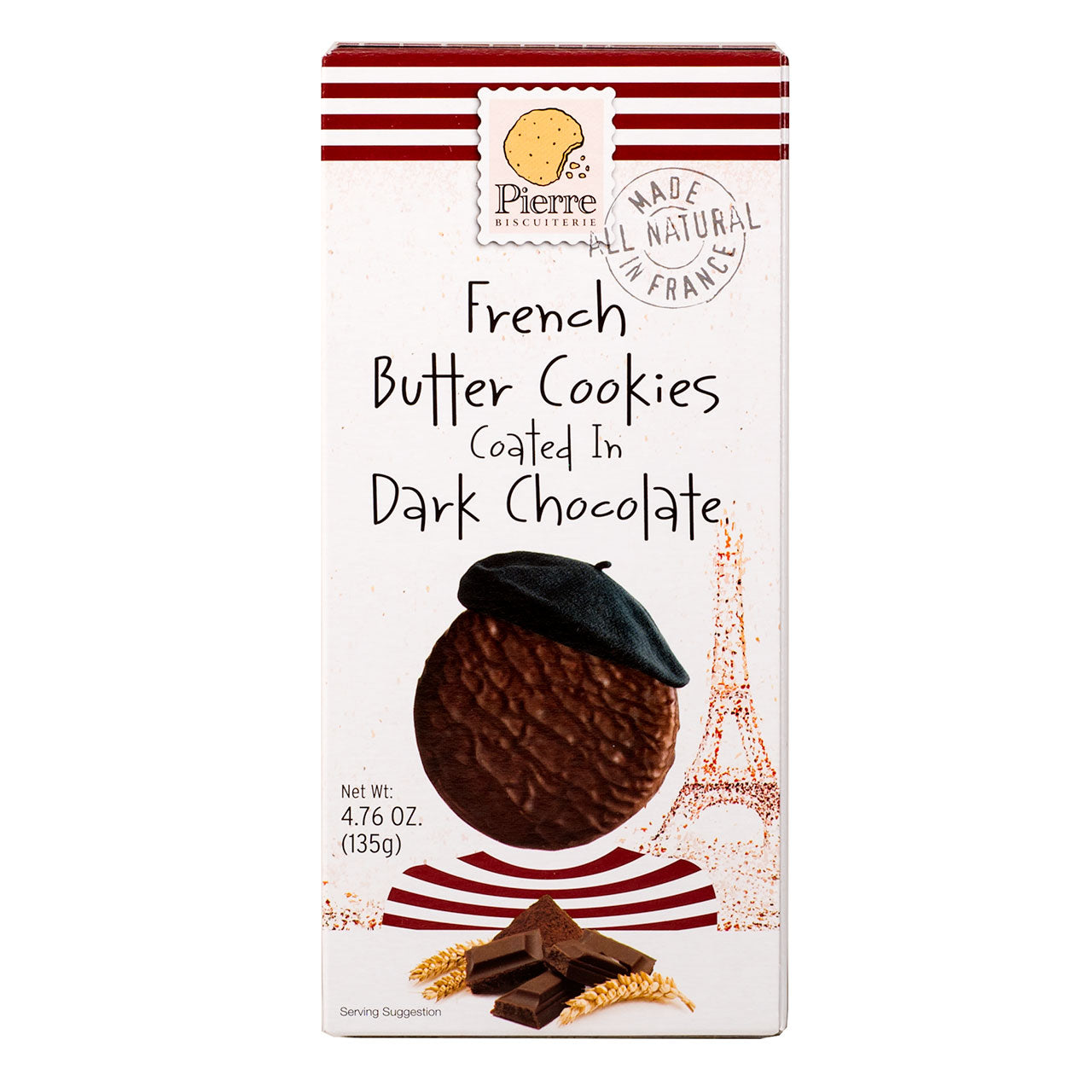 Pierre Biscuiterie Dark Chocolate-Coated Butter Cookies