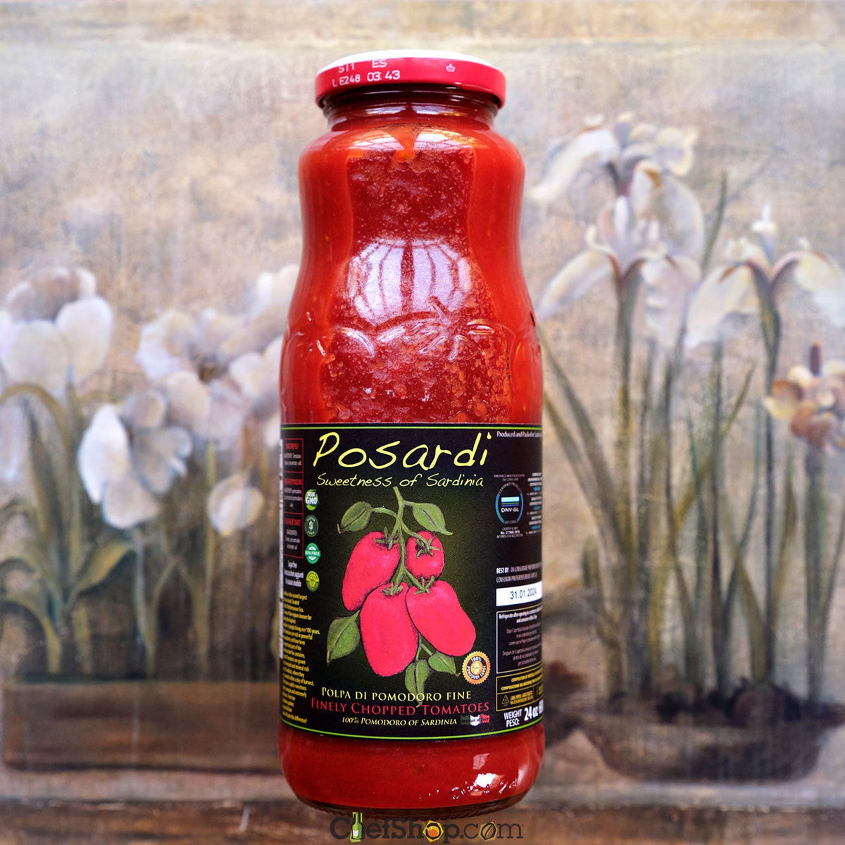 Bottle of Posardi Passata (Finely Chopped Sardinian Tomatoes ...