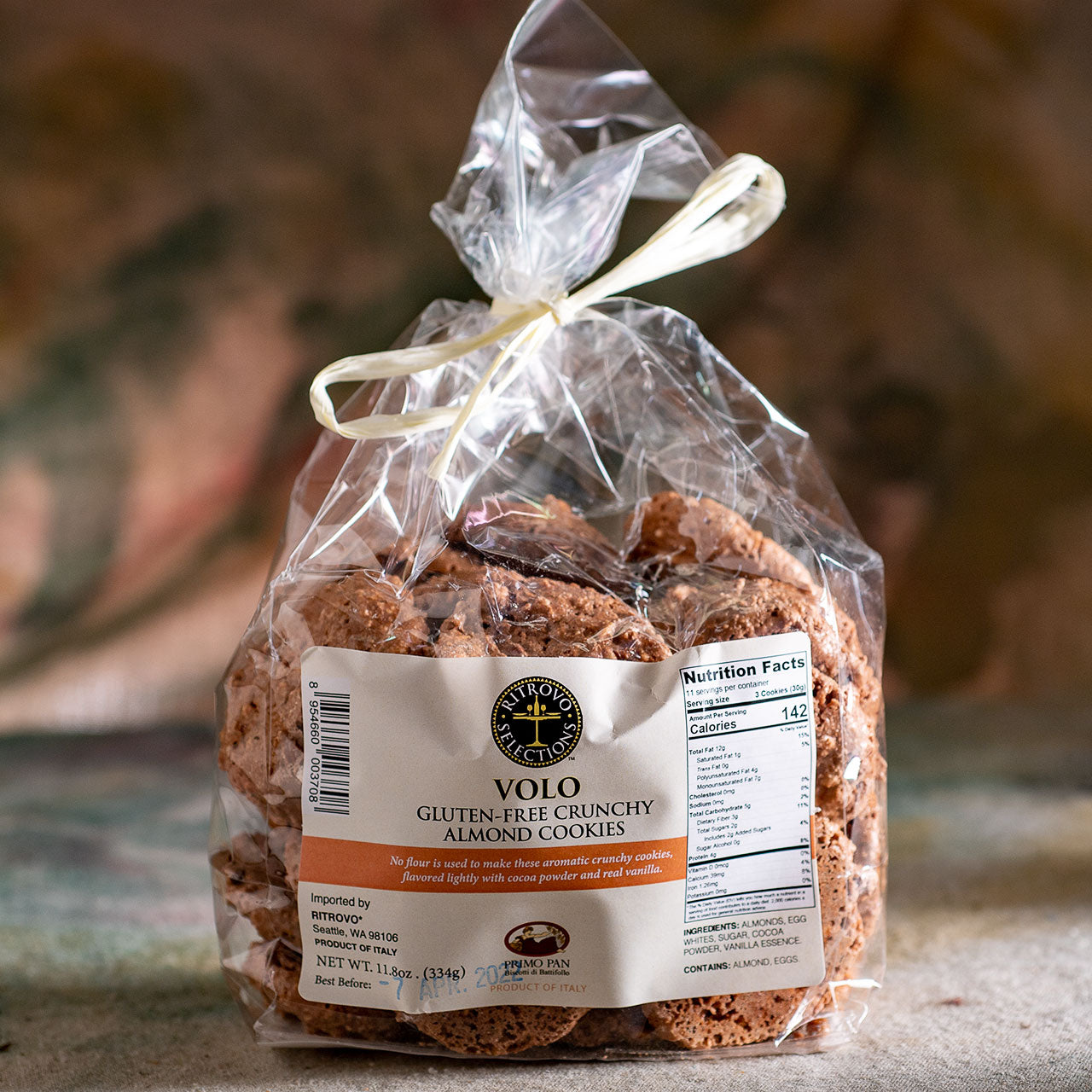 Primo Pan Volo Italian Gluten-Free Crunchy Almond Cookies