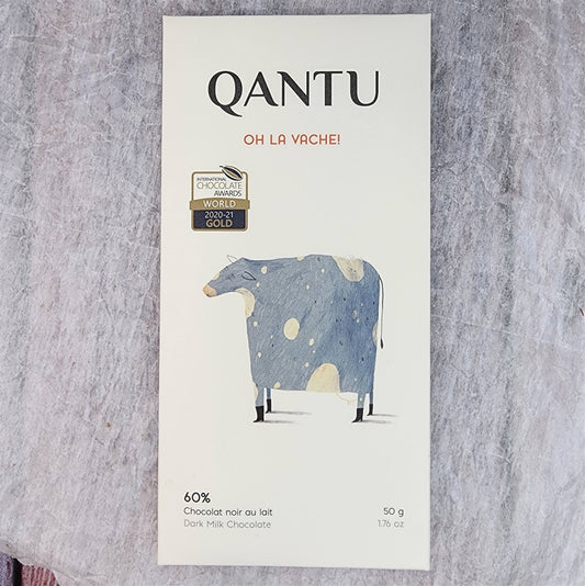 Qantu Oh La Vache! 60% Dark Milk Chocolate Bar