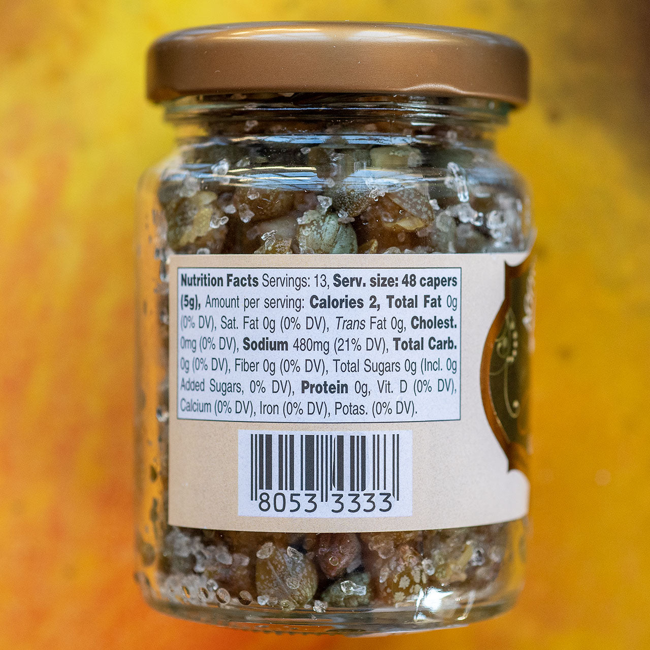 Recca Pantescan Salted Capers - Non-Pareil