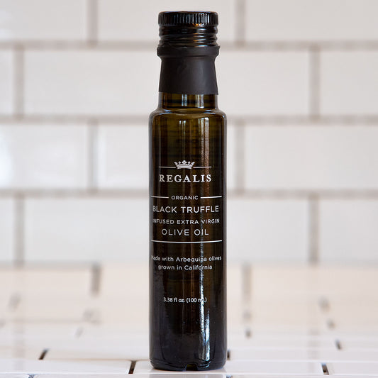 Regalis Organic Black Truffle Arbequina Olive Oil