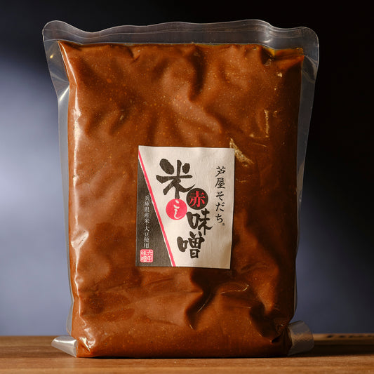 Rokko Ashiyasodachi Red - Aka - Rice Strained Miso - 1 Kilo
