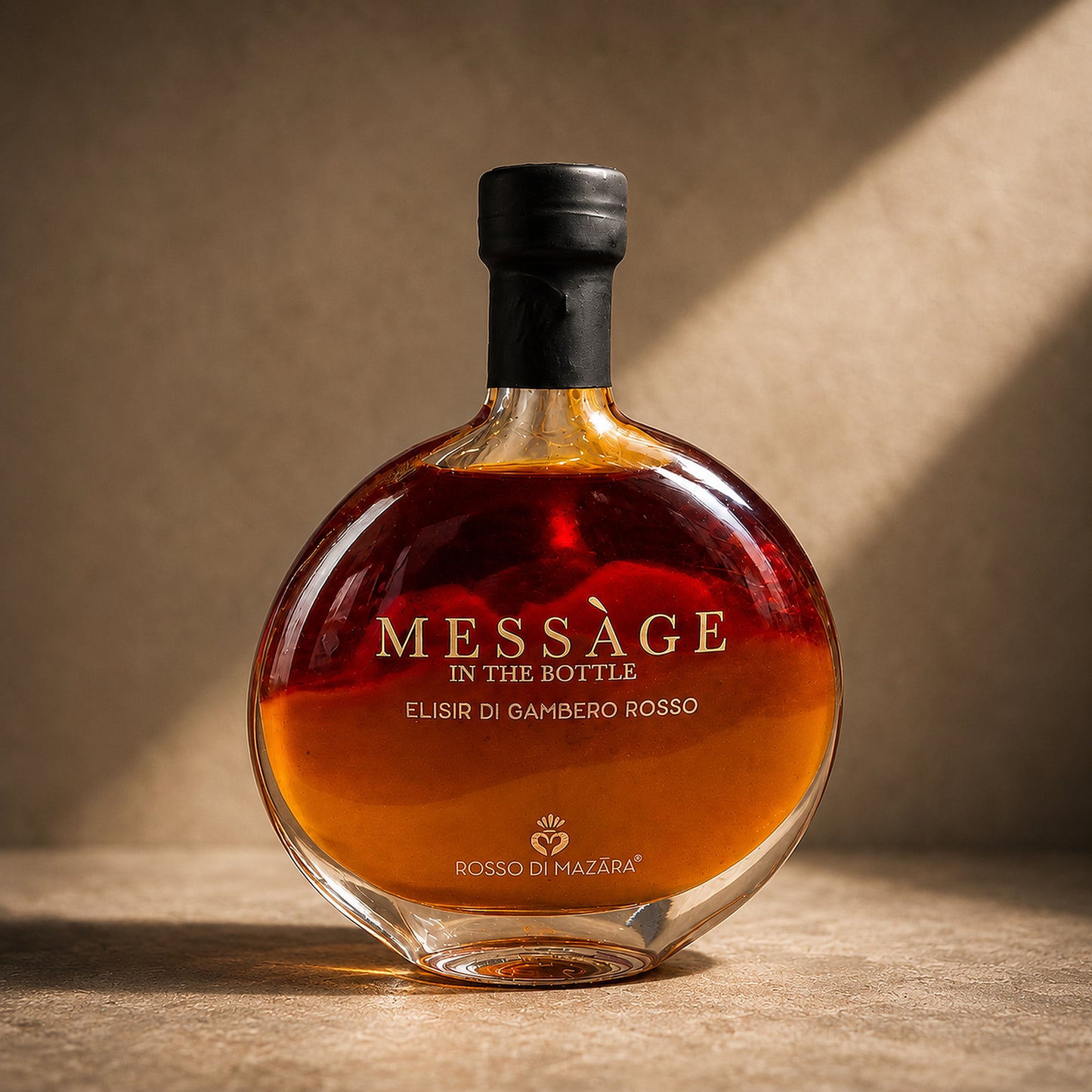 Rosso di Mazara Sicilian Red Prawn Elixir – Messàge in the Bottle