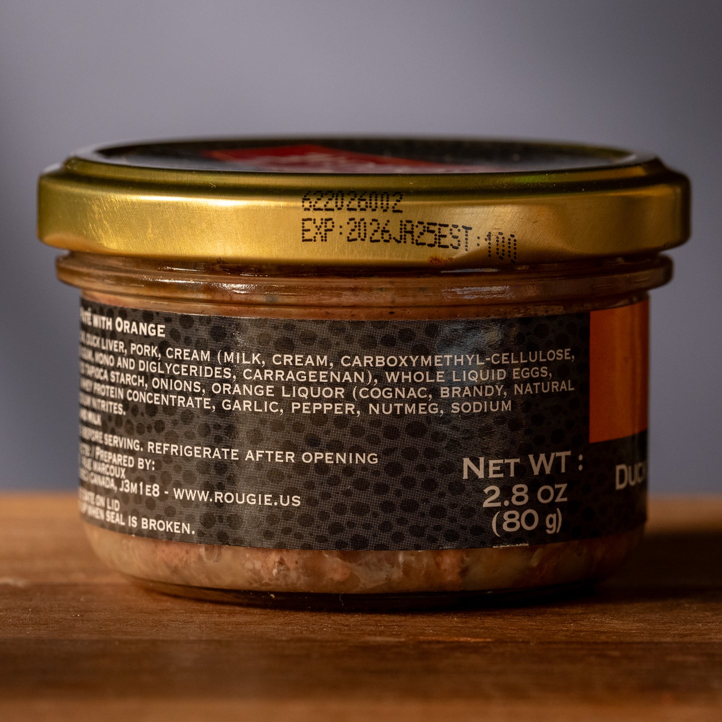 Rougie Duck and Pork Pate with Orange