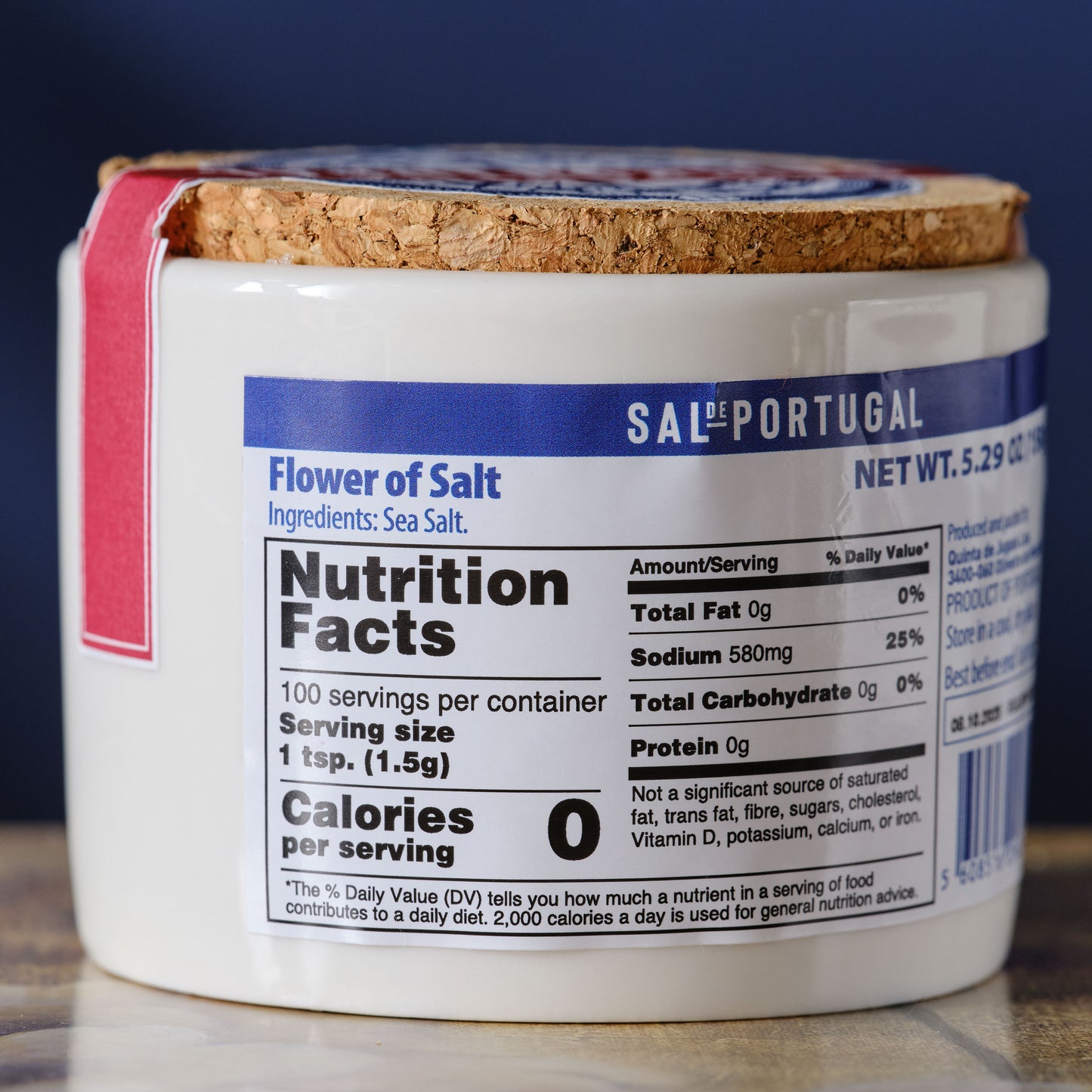 Sal de Portugal in Ceramic Pot nutrition facts