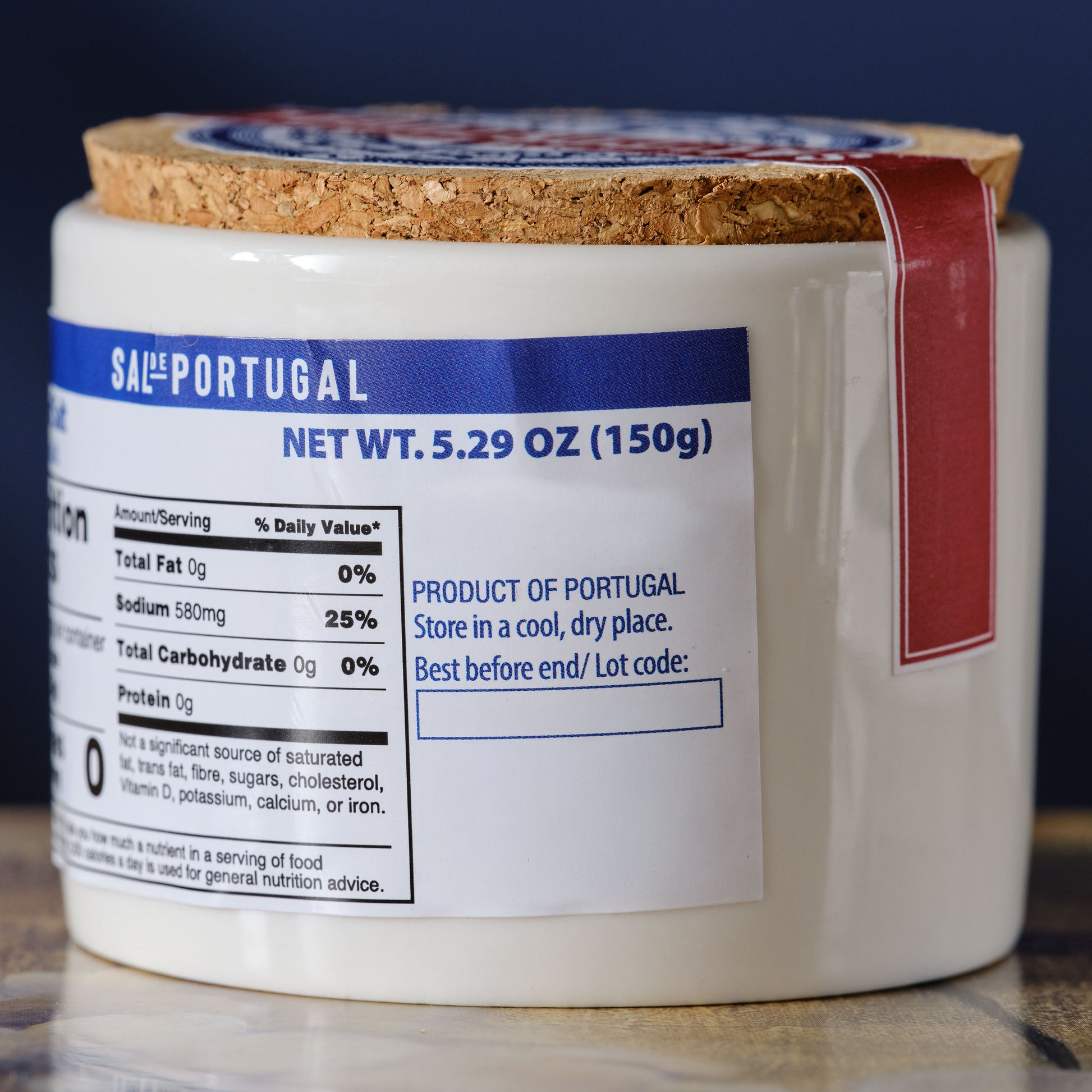 Sal de Portugal in Ceramic Pot nutrition