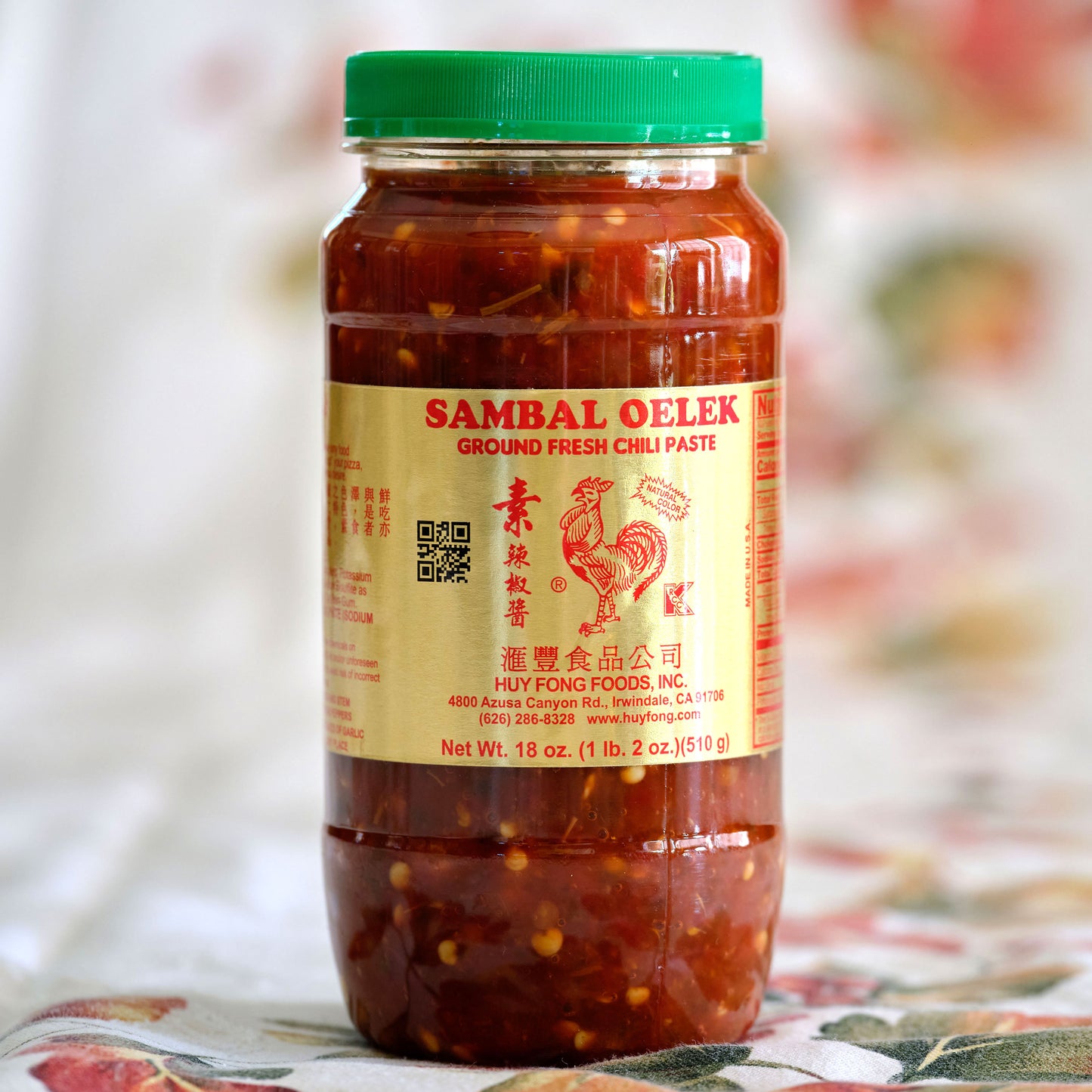 Sambal Oelek Ground Fresh Chili Paste