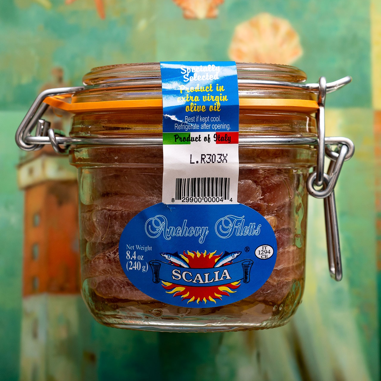 Scalia Anchovy Fillets in Olive Oil - Mason Jar