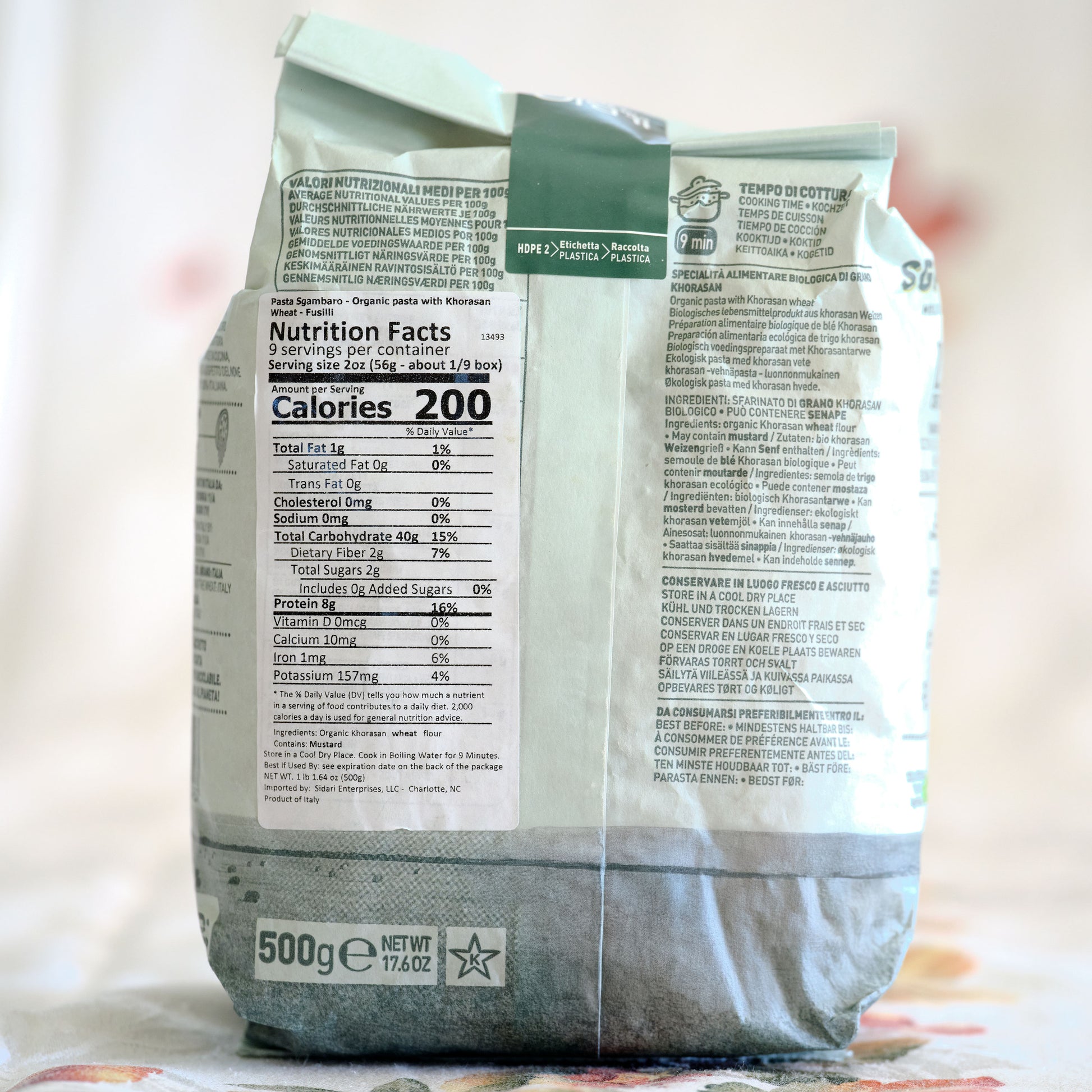 Sgambaro BIO Khorasan Fusilli No 93 organic