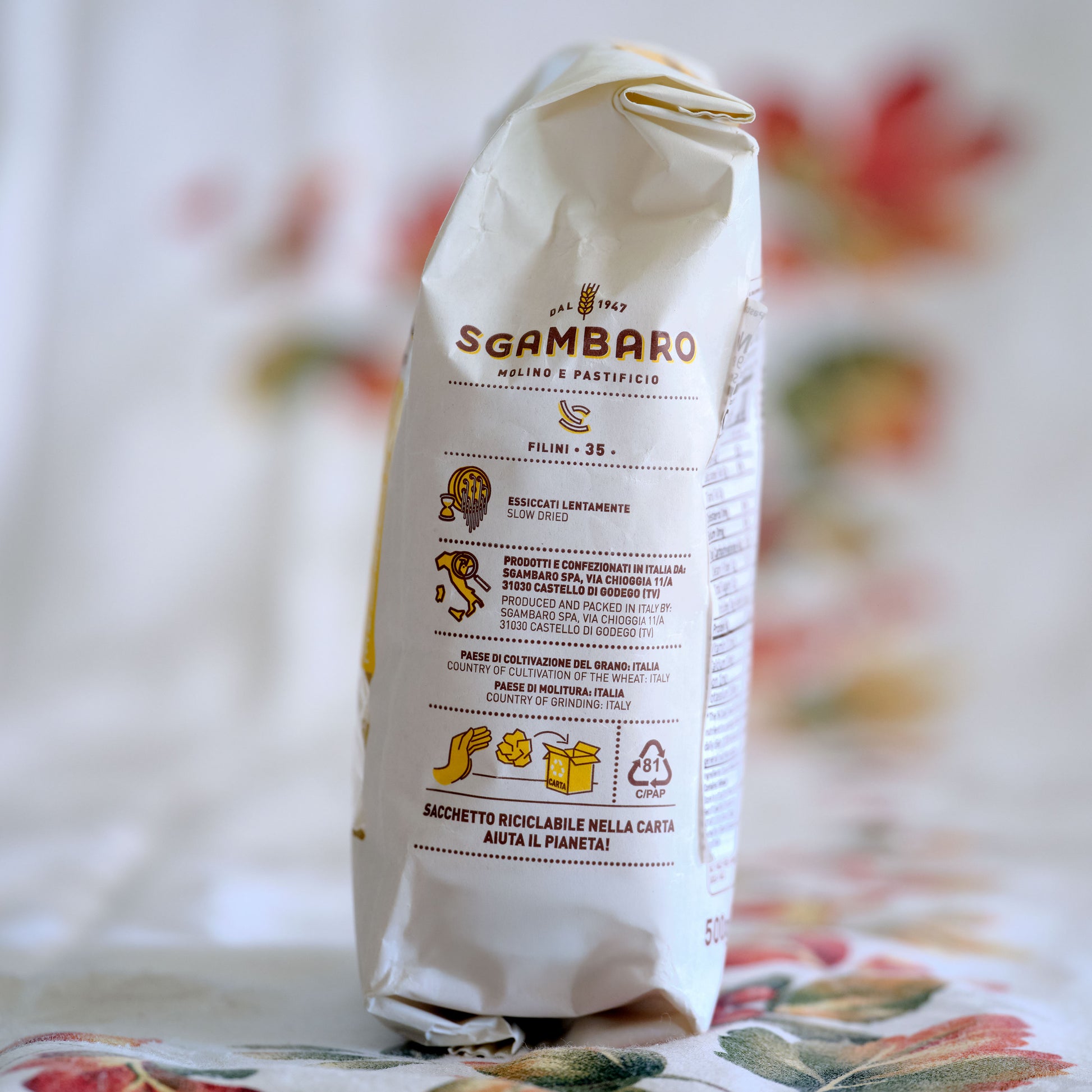Sgambaro Filini Pasta - Molino e Pastificio