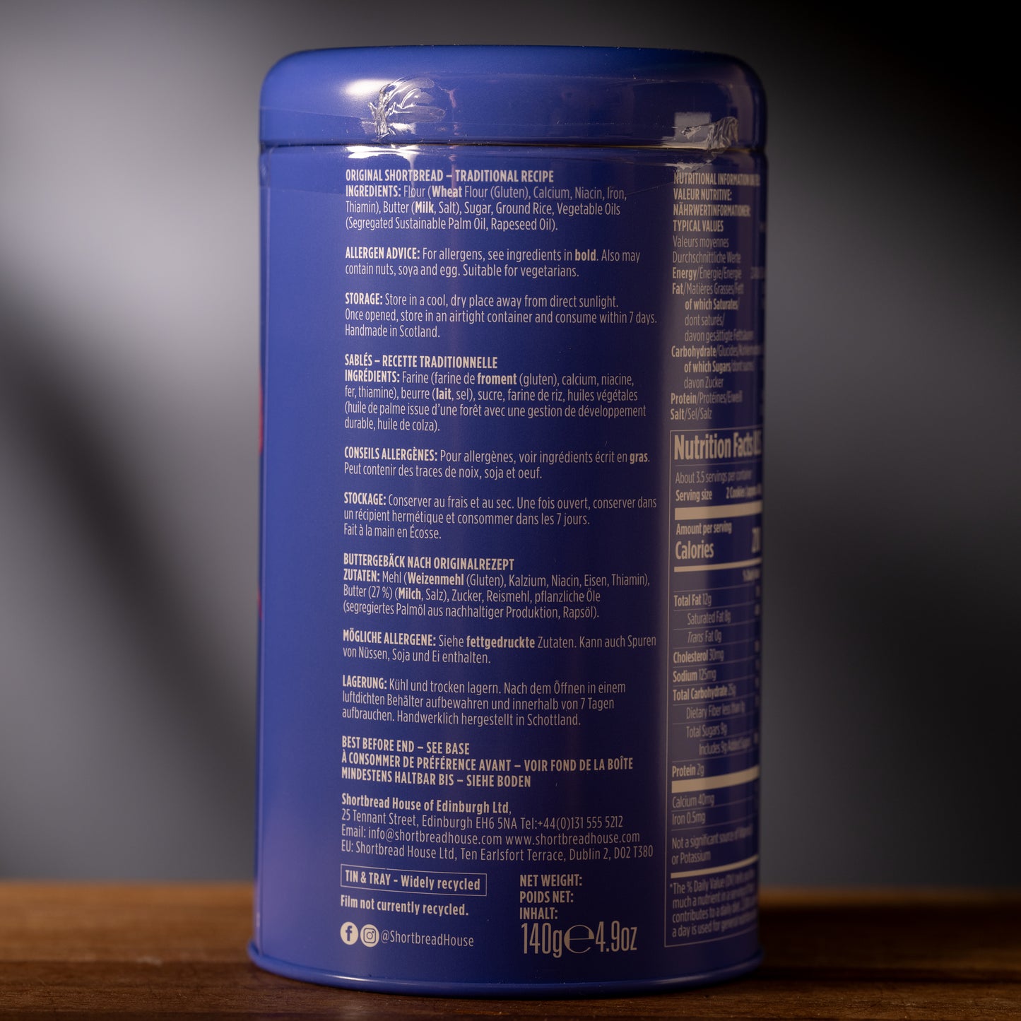 House of Edinburgh Original Shortbread Biscuit