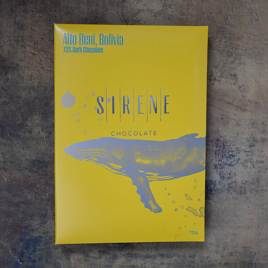 Sirene Alto Beni, Bolivia 73% Dark Chocolate