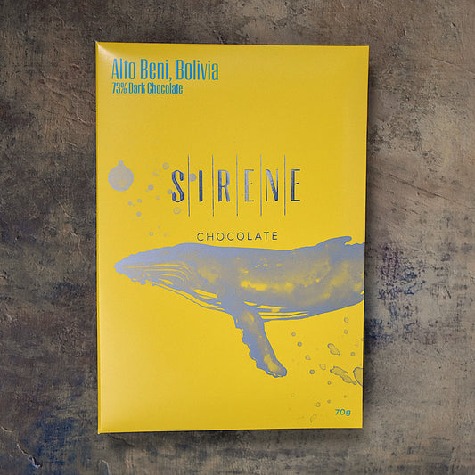 Sirene Alto Beni, Bolivia 73% Dark Chocolate