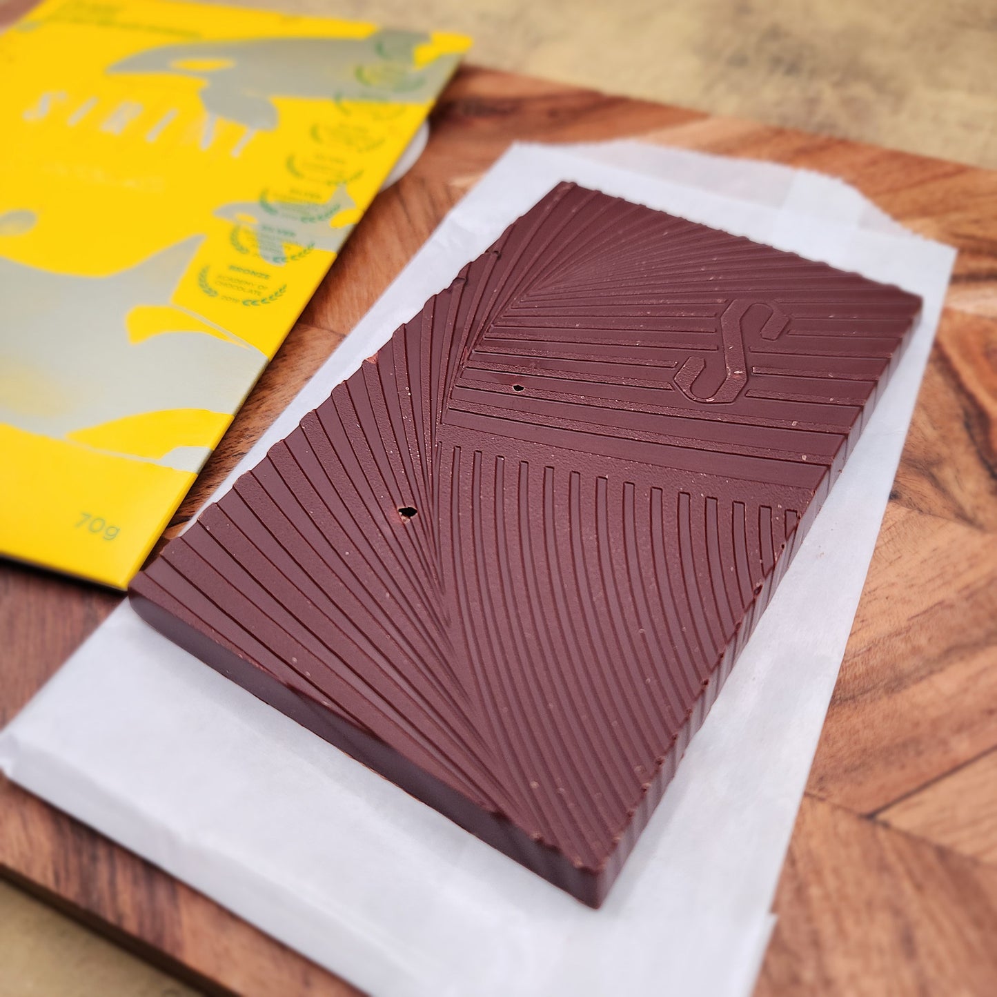 Sirene Ch'abil 65% Dark Milk Chocolate Bar with Cardamom