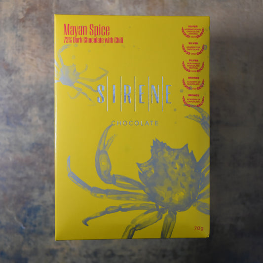 Sirene Mayan Spice 73% Dark Chocolate with Chili