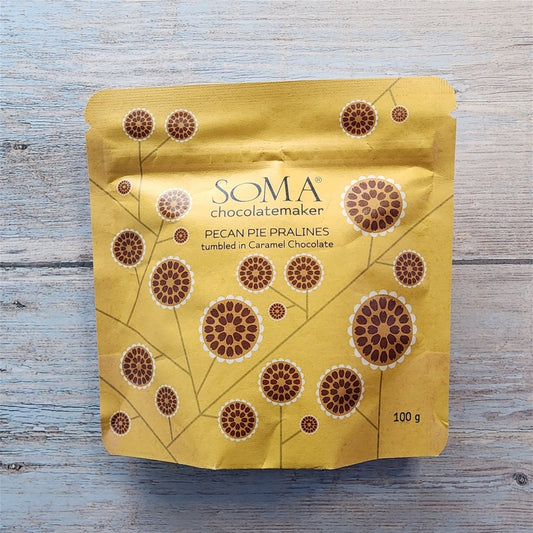 SOMA Toasted Pecan Pie Pralines Tumbled in Caramel Chocolate