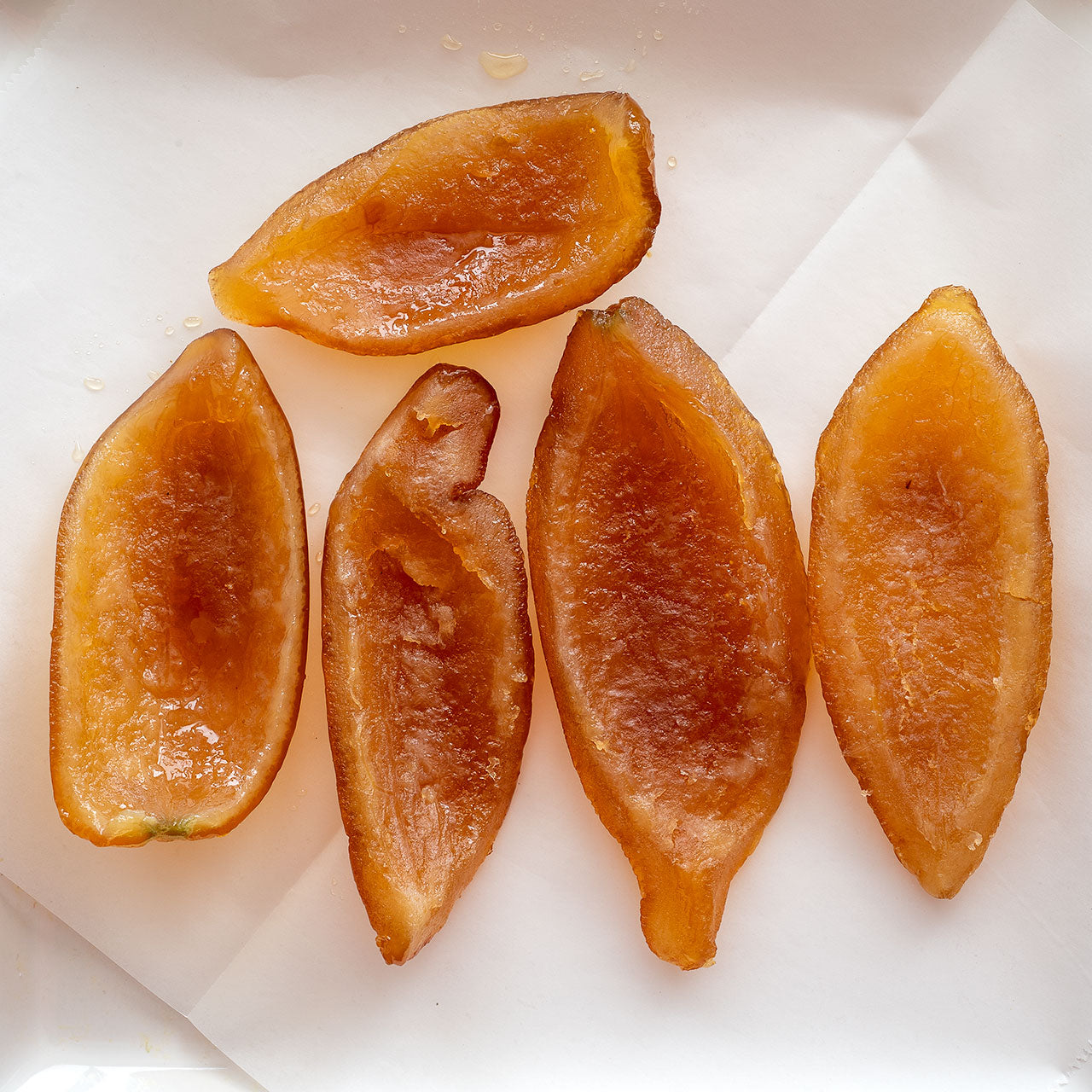 Candied Sorrento Lemon (PGI) Peel - Quarters