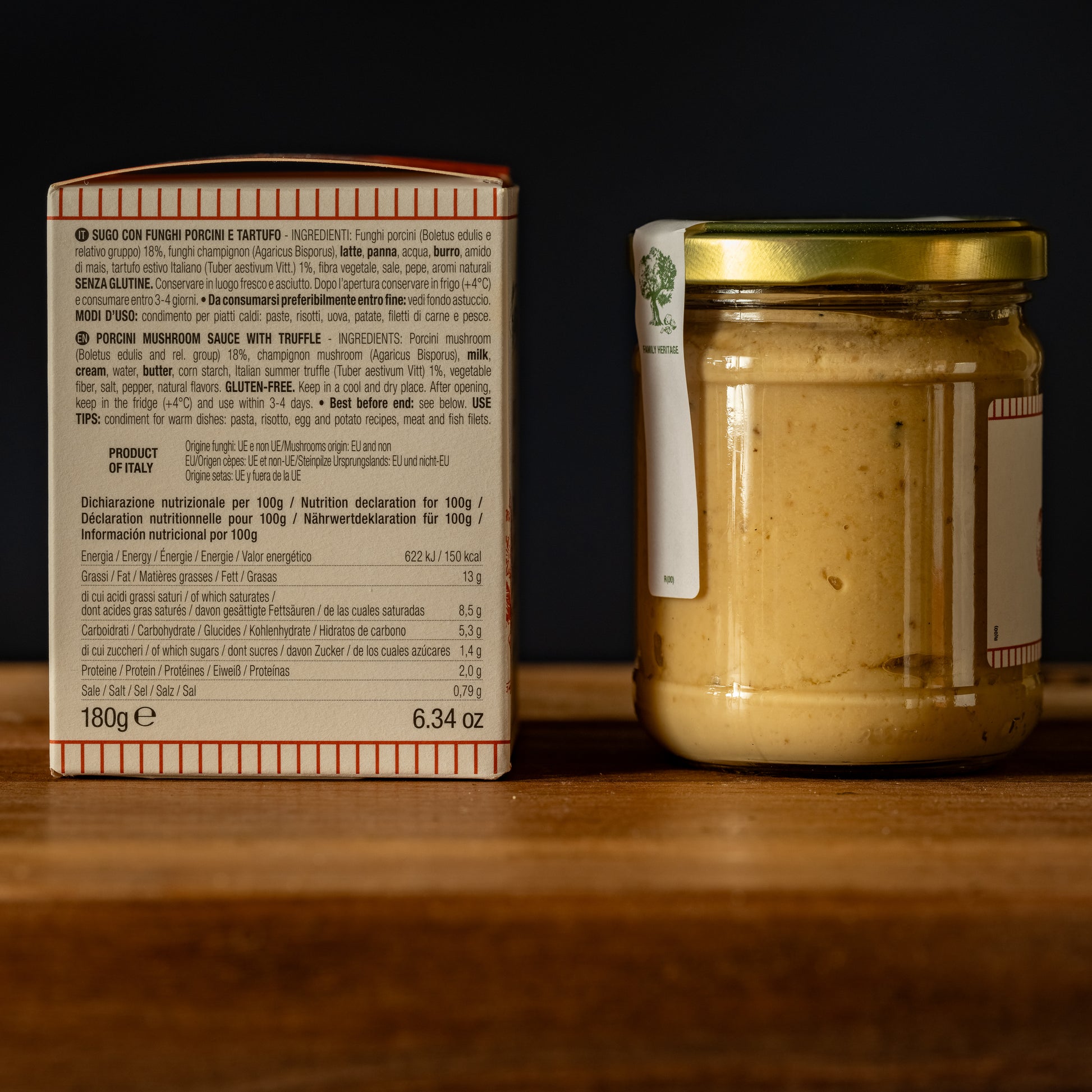 Tartuflanghe Porcini Mushroom Sauce with Truffle detail