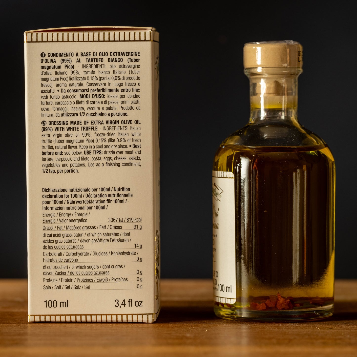 Tartuflanghe White Truffle Olive Oil details