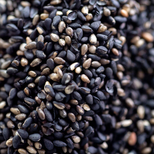 Wadaman Salty Roasted Black Sesame Seeds - 1 KILO