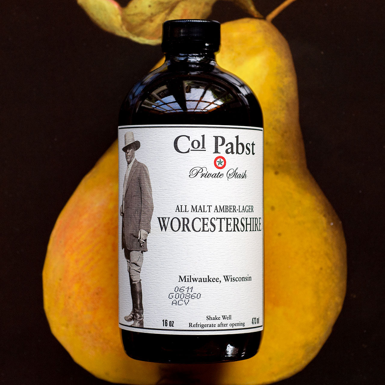 Col Pabst Malt Amber-Lager Worcestershire Sauce