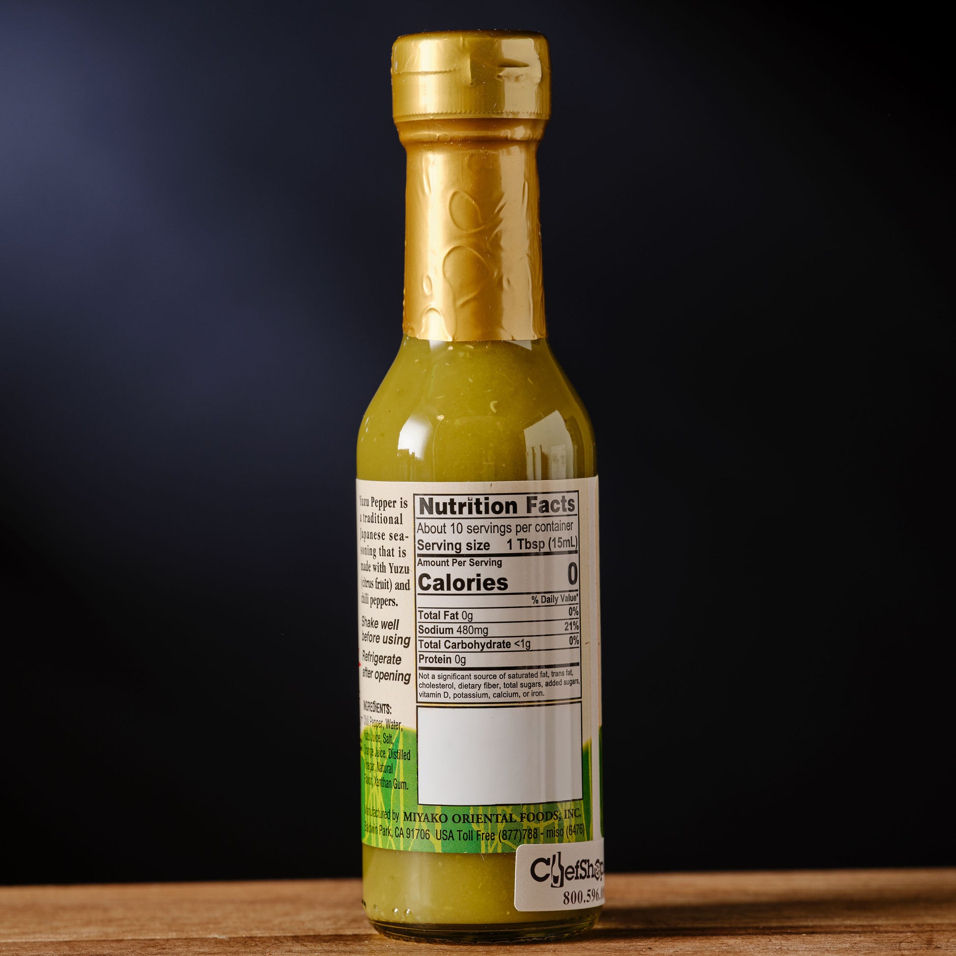 Yamajirushi Yuzu-It Pepper Sauce - Nutrition