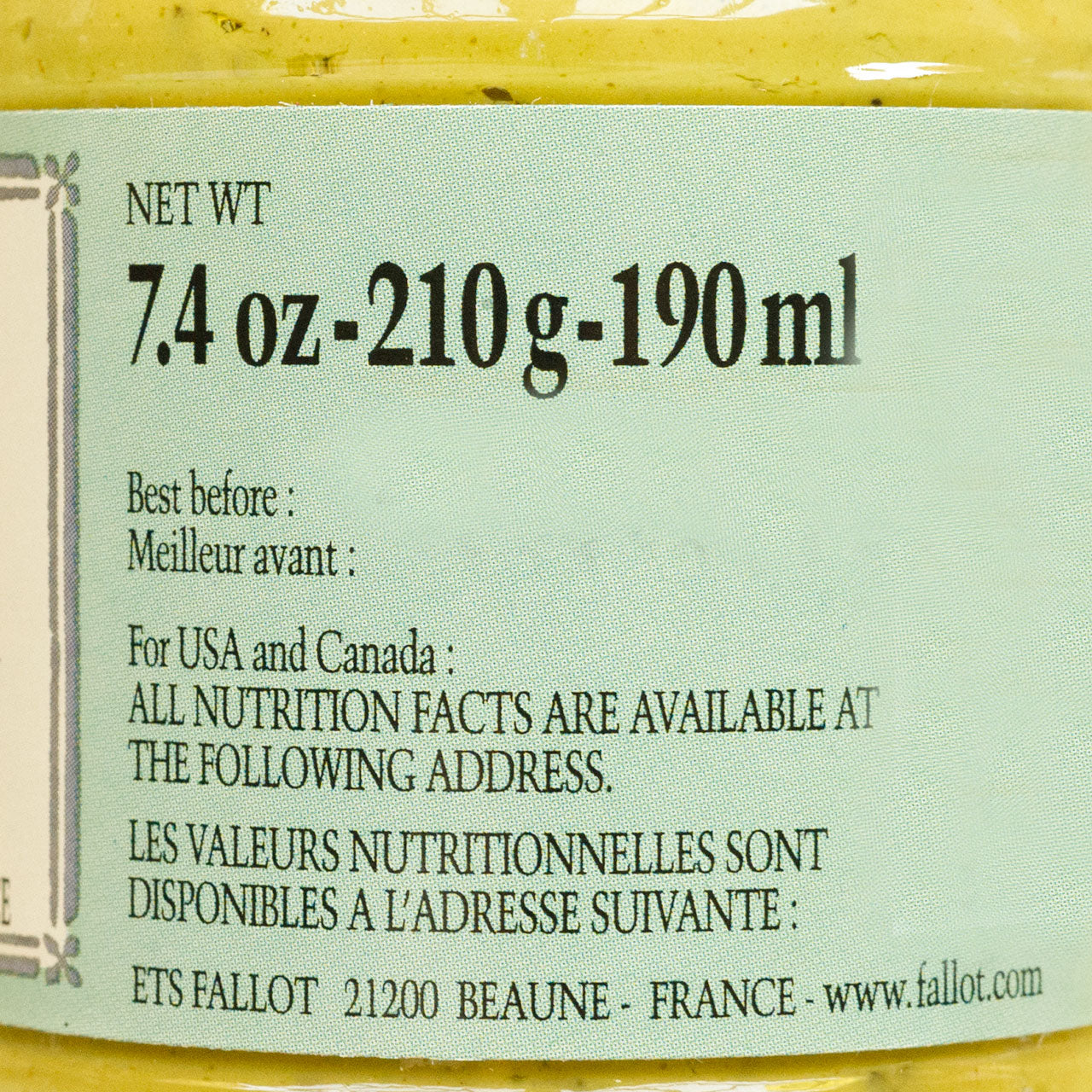 Fallot Tarragon Mustard