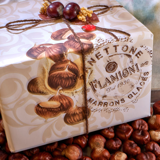 Flamigni Candied Chestnut Panettone with Chestnuts