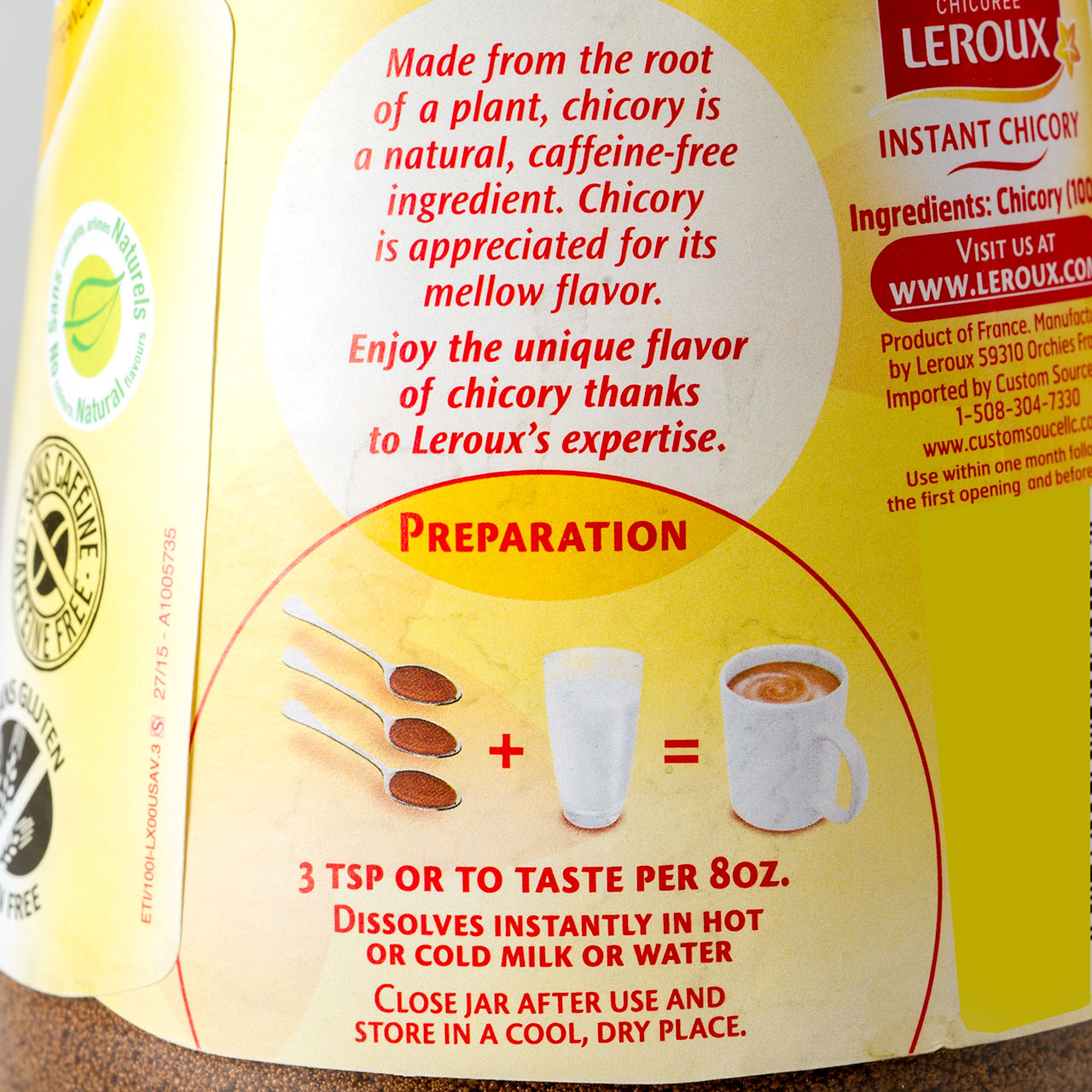 Leroux Instant Chicory - Plain