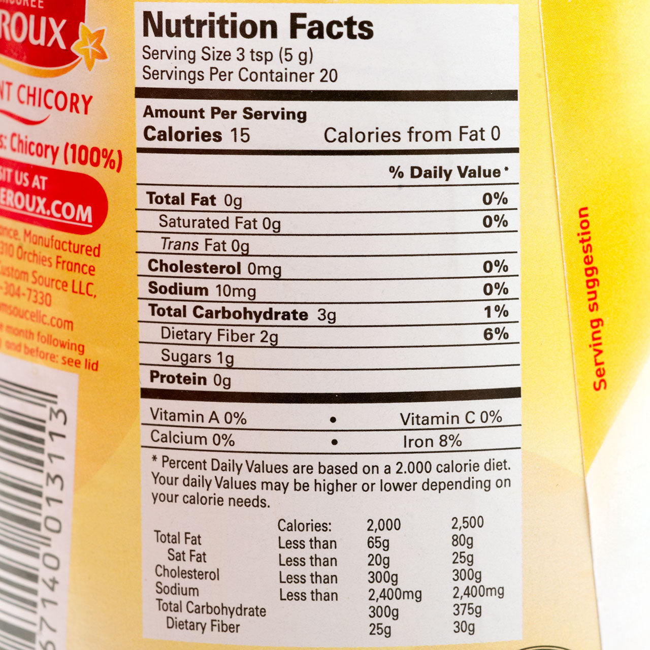 Leroux Instant Chicory - Plain