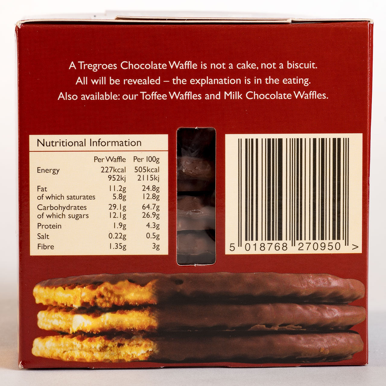 Tregroes Butter Chocolate Waffle Cookies