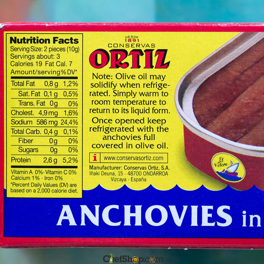 Ortiz Anchovies (in tin)