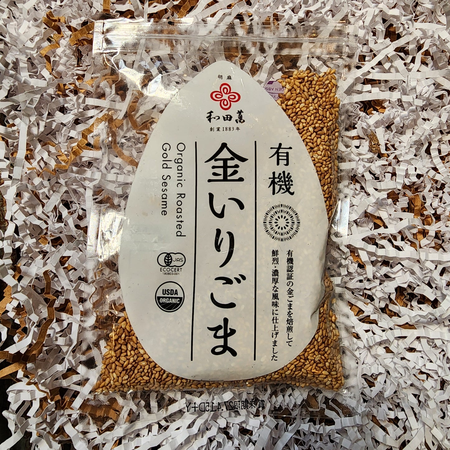 Wadaman Organic Roasted Golden Sesame Seeds