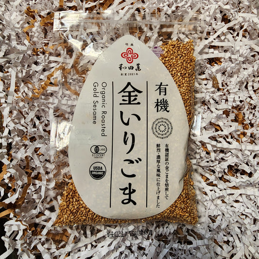 Wadaman Organic Roasted Golden Sesame Seeds