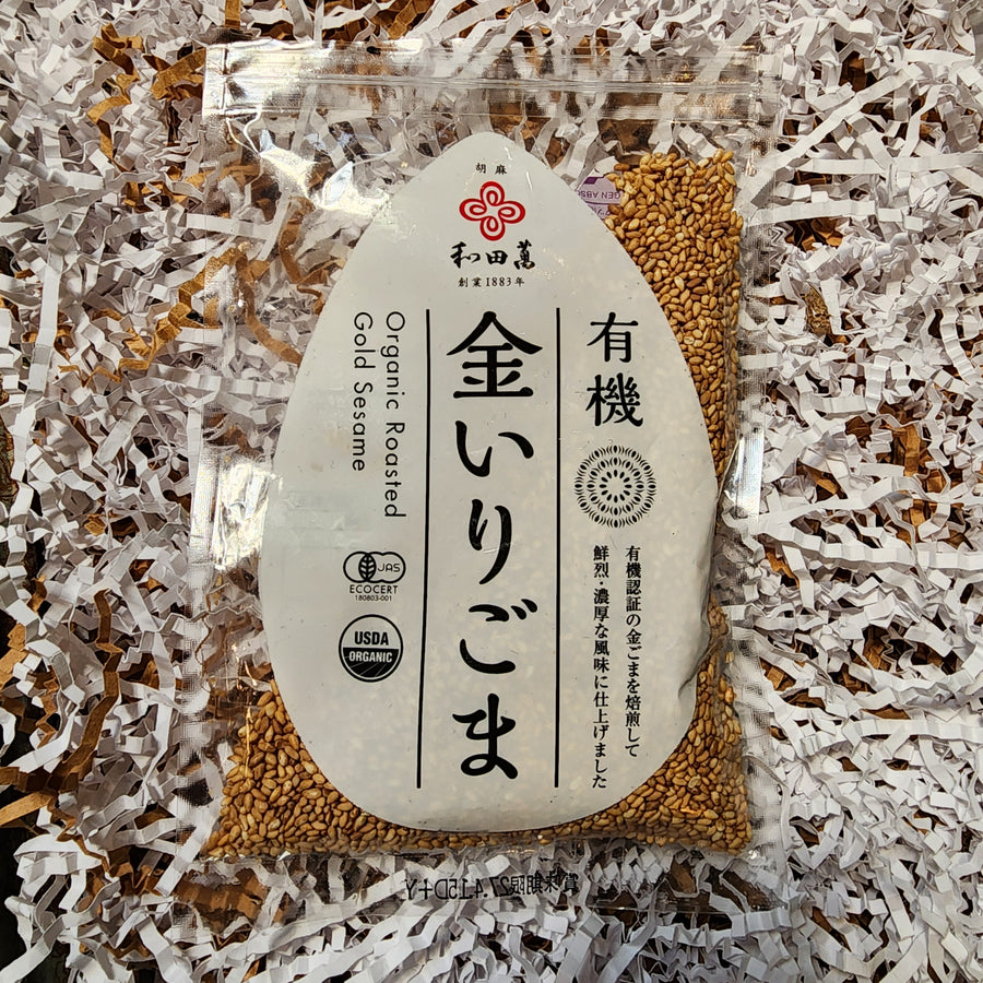 Wadaman Organic Roasted Golden Sesame Seeds