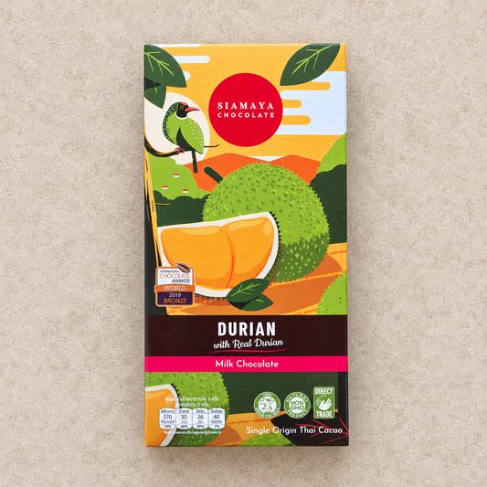 Siamaya Durian Milk Chocolate Bar